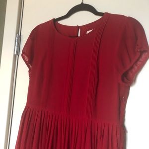 Red dress from the LOFT